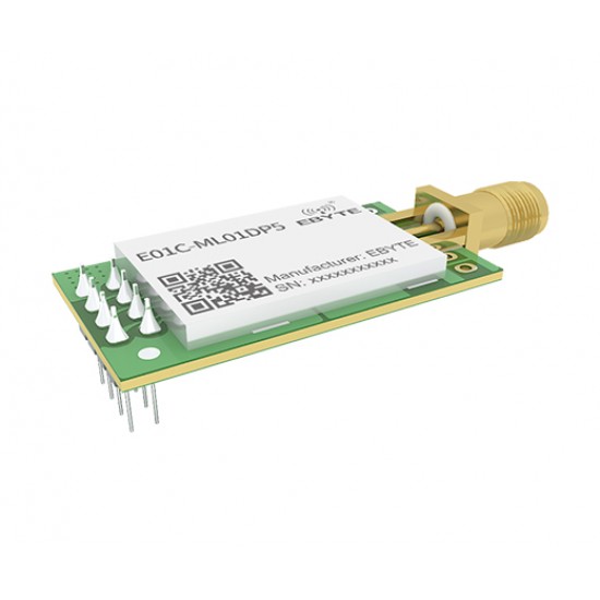 Ebyte E01C-ML01DP5 Si24R1 PA+LNA 20dBm 2.4GHz SPI Wireless Serial Port Module - SMA-K Antenna Interface