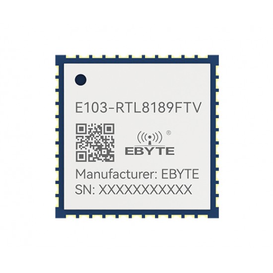 Ebyte E103-RTL8189FTV 2.4GHz 16dBm RTL8189FTV Chip Based High Performance Wireless WiFi Module - SDIO 2.0 Interface