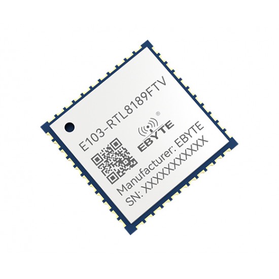 Ebyte E103-RTL8189FTV 2.4GHz 16dBm RTL8189FTV Chip Based High Performance Wireless WiFi Module - SDIO 2.0 Interface