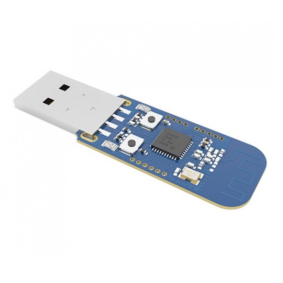 EBYTE E18-2G4U04B CC2531 2.4GHz 12-bit ADC ZigBee Protocol Analyzer/Packet Capture Tool - Support USB/SPI/UART interfaces EBYTE E18-2G4U04B CC2531 2.4GHz 12-bit ADC ZigBee Protocol Analyzer/Packet Capture Tool - Support USB/SPI/UART interfaces