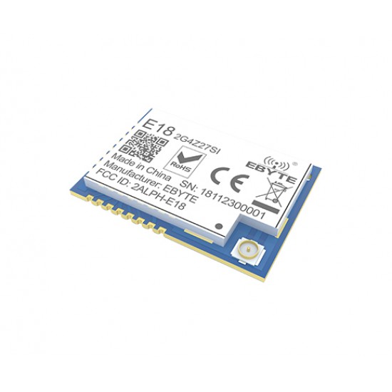 Ebyte E18-2G4Z27SI CC2530F256+PA 2.4GHz 27dBm ZigBee3.0 Wireless Module - 2.5km Communication Distance Ebyte E18-2G4Z27SI CC2530F256+PA 2.4GHz 27dBm ZigBee3.0 Wireless Module - 2.5km Communication Distance