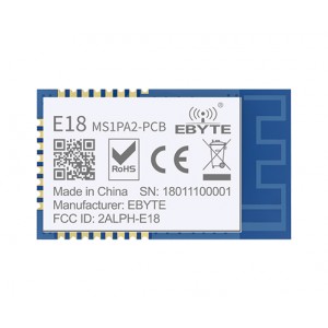 Ebyte E18-MS1PA2-PCB CC2530 2.4-2.48GHz 20dBm ZigBee3.0 Wireless Module Ebyte E18-MS1PA2-PCB CC2530 2.4-2.48GHz 20dBm ZigBee3.0 Wireless Module