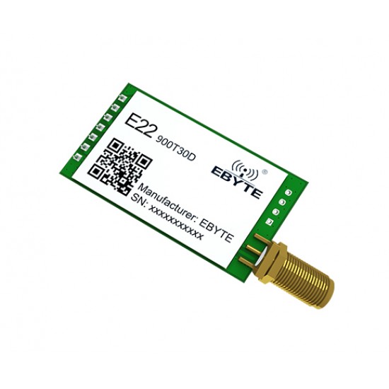 E22-900T30D UART/SX1262 868/915 MHz 30dBm DIP LoRa Wireless Module