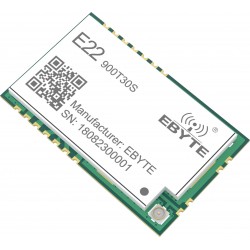 E22-900T30S UART/SX1262 868/915 MHz 30dBm SMD LoRa Wireless Module (10Km Range)