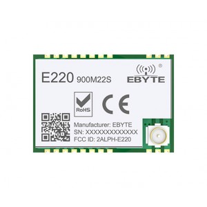 Ebyte E220-900M22S LLCC68 868~915MHz 22dBm 7km Long Range LoRa Wireless Module - SPI Interface Ebyte E220-900M22S LLCC68 868~915MHz 22dBm 7km Long Range LoRa Wireless Module - SPI Interface