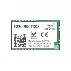 Ebyte E220-900T30S 868~915MHz 30dBM 10Km LoRa Wireless Serial Port Module Ebyte E220-900T30S 868~915MHz 30dBM 10Km LoRa Wireless Serial Port Module