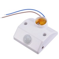E27 PIR Infrared Motion Sensor LED Light Lamp Holder Control Switch