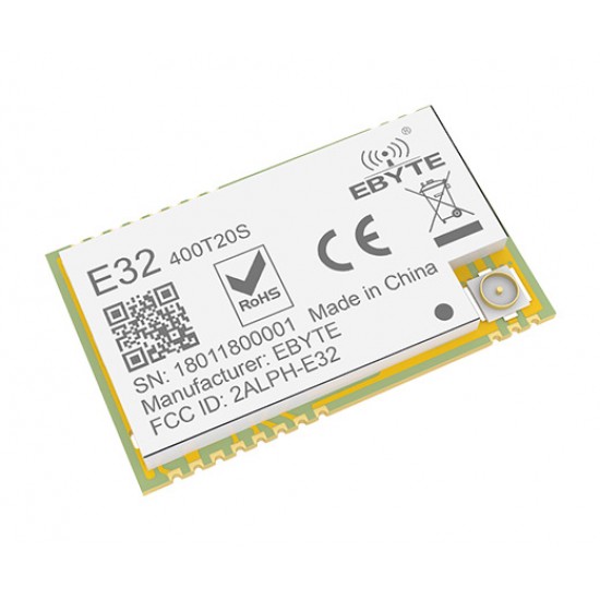 Ebyte E32-400T20S-V2 SX1278 433~470Mhz 20dBm LoRa Wireless Module - UART Interface - 5KM Communication Distance