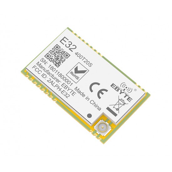 Ebyte E32-400T20S-V2 SX1278 433~470Mhz 20dBm LoRa Wireless Module - UART Interface - 5KM Communication Distance