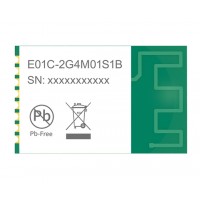 Ebyte E01C-2G4M01S1B Si24R1 2.4GHz Wireless SoC Module SMD - SPI Interface - 200M Communication Distance