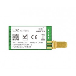 Ebyte E32-433T30D-V8 SX1278 433MHz 1W DIP LoRa Wireless Module - 30dBm (~8 Km) Ebyte E32-433T30D-V8 SX1278 433MHz 1W DIP LoRa Wireless Module - 30dBm (~8 Km)