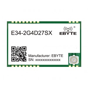 Ebyte E34-2G4D27SX 2.4GHz 27dBm Full-Duplex Wireless Data Transmission Module - UART Interface - 5KM Communication distance Ebyte E34-2G4D27SX 2.4GHz 27dBm Full-Duplex Wireless Data Transmission Module - UART Interface - 5KM Communication distance