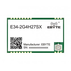 Ebyte E34-2G4H27SX 2.4GHz 27dBm Half-Duplex Wireless Data Transmission Module - UART Interface - 5KM Communication Distance Ebyte E34-2G4H27SX 2.4GHz 27dBm Half-Duplex Wireless Data Transmission Module - UART Interface - 5KM Communication Distance