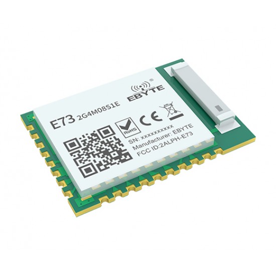 Ebyte E73-2G4M08S1E N52833 2.4GHz Wireless RF Module - BLE5.0, Mesh & Zigbee Support Ebyte E73-2G4M08S1E N52833 2.4GHz Wireless RF Module - BLE5.0, Mesh & Zigbee Support