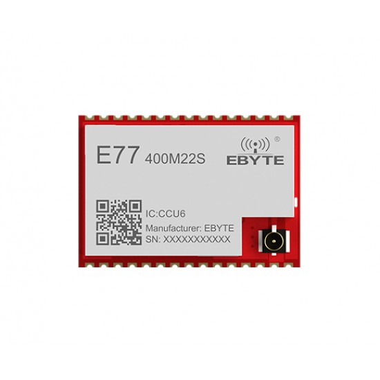 Ebyte E77-400M22S STM32WLE5CCU6 433~470MHz 22dBm 5.6Km LoRaWAN Node Wireless Module - UART Interface