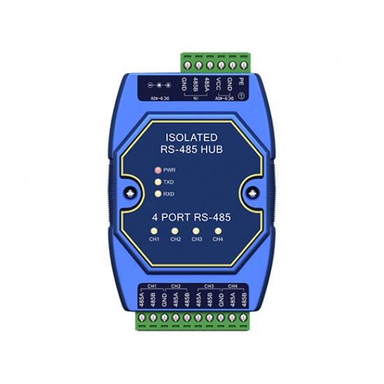 Ebyte E810-R14 Industrial Grade 1-channel RS485 to 4-channel RS485 Isolated Repeater HUB