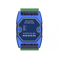 Ebyte E810-R18 Industrial Grade 1-channel RS485 to 8-channel RS485 Isolated Repeater HUB