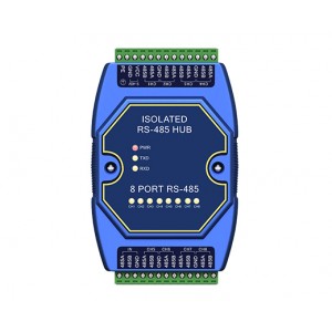 Ebyte E810-R18 Industrial Grade 1-channel RS485 to 8-channel RS485 Isolated Repeater HUB