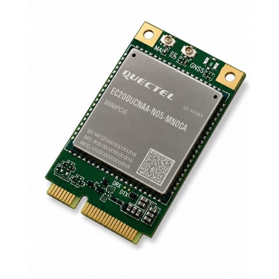 Quectel EC200U-CNAA-N05-MN0CA 4G LTE Cat 1 Mini PCIe Module Quectel EC200U-CNAA-N05-MN0CA 4G LTE Cat 1 Mini PCIe Module