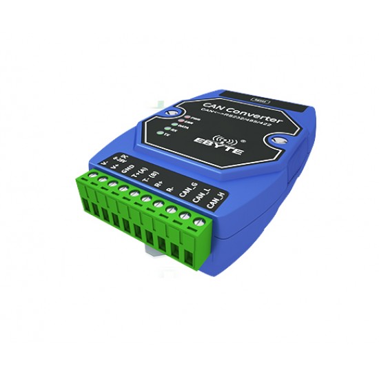 ECAN-401S modbus protocol CAN2.0 to RS485/RS232/RS422 can bus protocol converter data converter