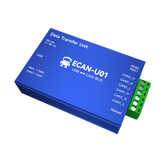 Ebyte ECAN-U01 CAN2.0 debugger, CAN to USB converter, bus analyzer CAN-BUS 2-way Transparent Transmission Communication Transceiver