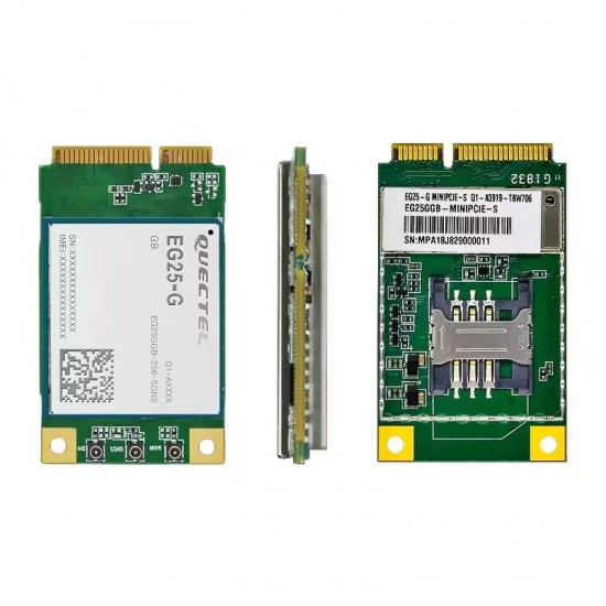 Quectel EG25GGB-MINIPCIE-S 4G LTE Cat 4 Module for M2M IOT Applications