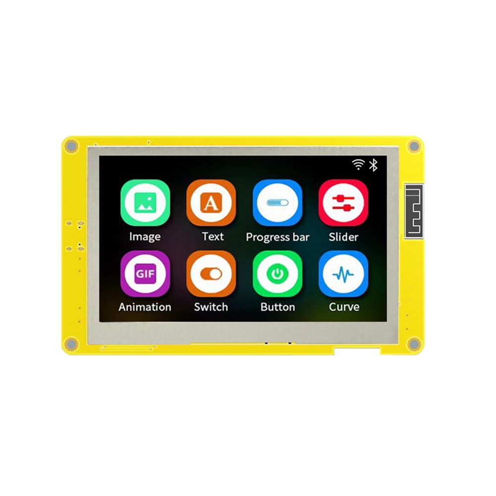 Buy ESP32-S3 4.3 Inch SMART LCD, Touch Screen, RGB, IPS TFT 800x480 HMI  Intelligent LCD Display Module for Arduino Online In India at