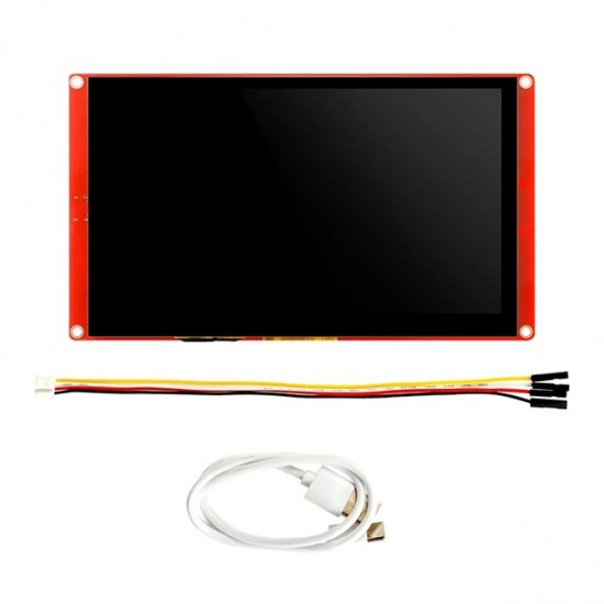 Elecrow CrowPanel 7inch HMI ESP32 Display 800x480 RGB TFT LCD Touch Screen Compatible with Arduino/LVGL/ PlatformIO/Micropython - Without Acrylic Case