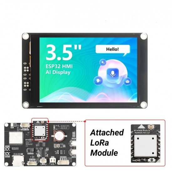 Elecrow CrowPanel Advance 3.5inch -HMI ESP32 AI Display for Meshtastic 480x320 Artificial Intelligent IPS Touch Screen-Without Case Elecrow CrowPanel Advance 3.5inch -HMI ESP32 AI Display for Meshtastic 480x320 Artificial Intelligent IPS Touch Screen-Without Case