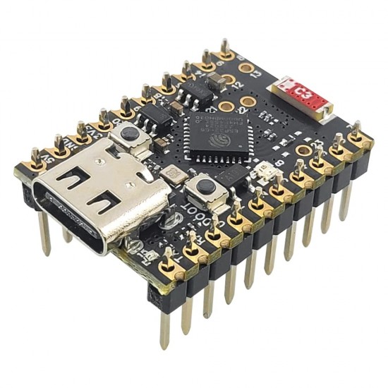ESP32-C6 Super Mini Development Board - Based On ESP32-C6FH4 - WiFi 6 & Bluetooth 5 - Soldered Header