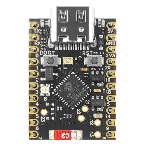 ESP32-C6 Super Mini Development Board - Based On ESP32-C6FH4 - WiFi 6 & Bluetooth 5 - Soldered Header