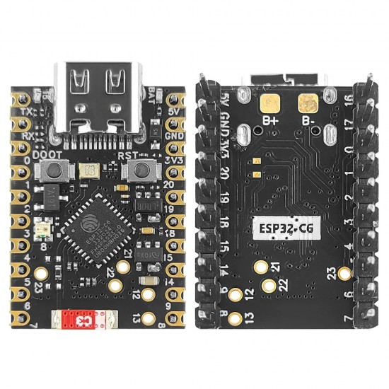 ESP32-C6 Super Mini Development Board - Based On ESP32-C6FH4 - WiFi 6 & Bluetooth 5 - Soldered Header