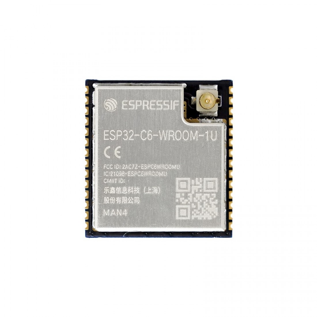 Buy Espressif ESP32-C6-WROOM-1U-N8 8MB Flash WiFi Bluetooth Module ...