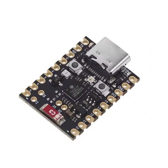 ESP32-H2 Super Mini Development Board - Supports BLE / Zigbee / Thread Wireless Communication - Unsolder Version (HW-727) ESP32-H2 Super Mini Development Board - Supports BLE / Zigbee / Thread Wireless Communication - Unsolder Version (HW-727)