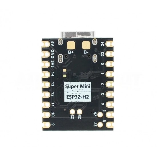 ESP32-H2 Super Mini Development Board - Supports BLE / Zigbee / Thread Wireless Communication - Unsolder Version (HW-727) ESP32-H2 Super Mini Development Board - Supports BLE / Zigbee / Thread Wireless Communication - Unsolder Version (HW-727)