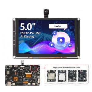 Elecrow CrowPanel Advanced 5inch |ESP32-P4 HMI AI Display 800x480 IPS Touch Screen with WiFi 6 - Without Camera Elecrow CrowPanel Advanced 5inch |ESP32-P4 HMI AI Display 800x480 IPS Touch Screen with WiFi 6 - Without Camera