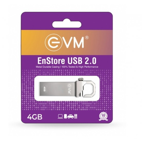 EVM ENSTORE 4GB Pen Drive - USB 2.0 Pen Drive