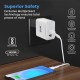EVM EnSpeed 36W USB QC+PD Power Adapter - 1 USB A Port & 1 USB Type C Port EVM EnSpeed 36W USB QC+PD Power Adapter - 1 USB A Port & 1 USB Type C Port