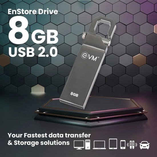 EVM ENSTORE 8GB Pen Drive - USB 2.0 Pen Drive
