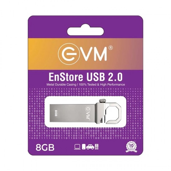EVM ENSTORE 8GB Pen Drive - USB 2.0 Pen Drive