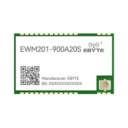 Ebyte EWM201-900A20S 868/915MHz 20dBm Half/Full-Duplex LoRa Wireless Audio Transceiver Module - UART Interface - 3.5km Communication Distance Ebyte EWM201-900A20S 868/915MHz 20dBm Half/Full-Duplex LoRa Wireless Audio Transceiver Module - UART Interface - 3.5km Communication Distance