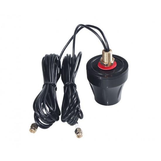 FS-1498 High Gain 4G LTE + GPS Combo Antenna – 5dBi 4G LTE & 28dBi GPS Cup Shaped Cabinet Antenna with Dual SMA Male - 3 Meter Cable Length FS-1498 High Gain 4G LTE + GPS Combo Antenna – 5dBi 4G LTE & 28dBi GPS Cup Shaped Cabinet Antenna with Dual SMA Male - 3 Meter Cable Length