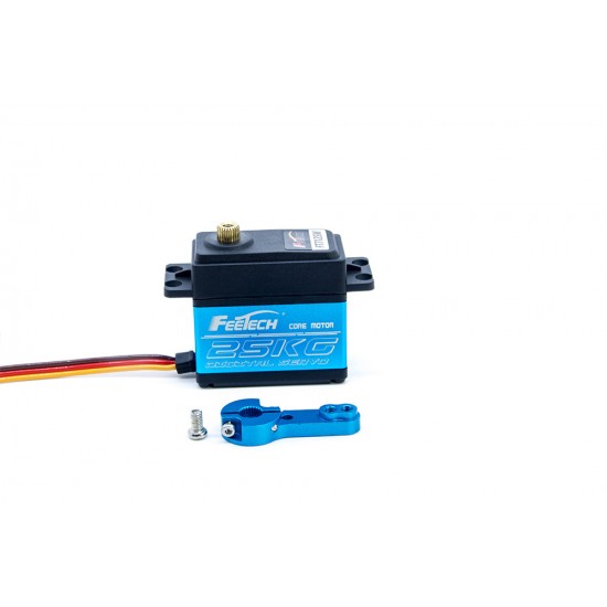 Feetech FT-7125-C001 7.4V 25KG 180 Degree Steel Gear Servo Motor Feetech FT-7125-C001 7.4V 25KG 180 Degree Steel Gear Servo Motor