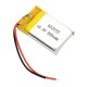 FWD 602030 3.7V 300mAh LiPo Rechargeable Battery 