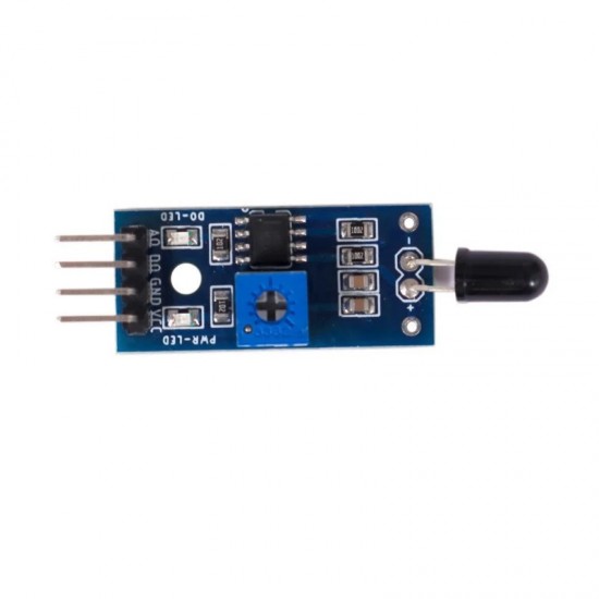 Flame Sensor Module - 4 Pin Output - Analog + Digital O/P Flame Sensor Module - 4 Pin Output - Analog + Digital O/P