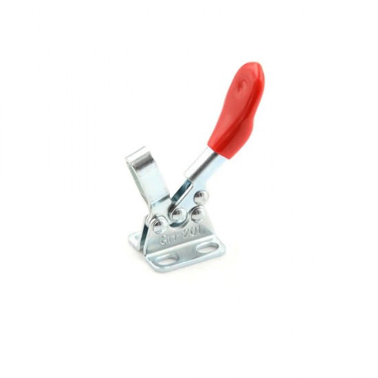 GH-201 Horizontal Handle Toggle Clamp - Holding Force 27kg - Flat Base All Arm Types