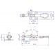 GH-201-A Horizontal Handle Toggle Clamp - Holding Force 20Kg