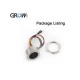 GROW FP001-M25 Stainless steel Facial Recognition Module for AI-Based Face Detection and Identification Applications
