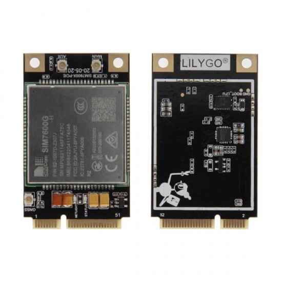 LILYGO TTGO PCIE-SIM7600G-H Expansion Module (H441-08)