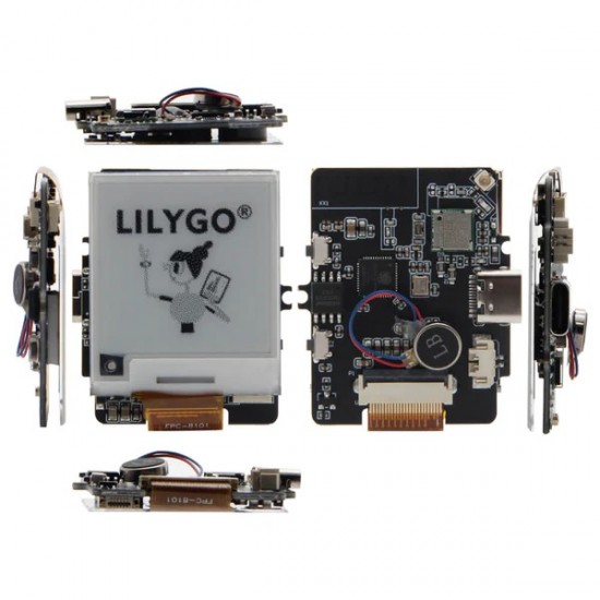 LILYGO T-Wrist E-paper 1.54 Inch Display ESP32 Wireless WiFi Bluetooth Module Without GPS (H510)